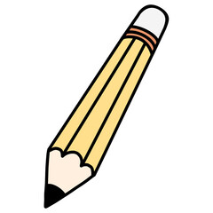 Back to school pencil