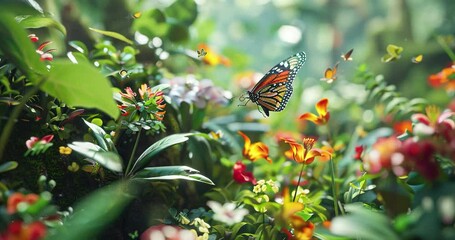 Create a breathtaking 3D image for World Nature Conservation Day, showcasing the intricate beauty of Earth's ecosystems with stunning realism, inspiring viewers to cherish and protect our planet's