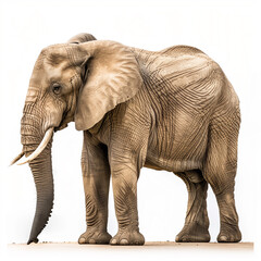 Fototapeta premium elephant on white background