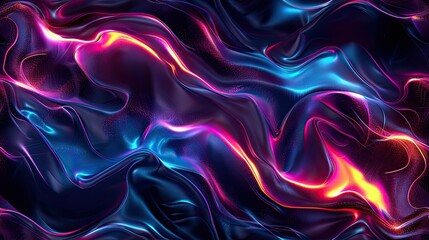 Obraz premium abstract Marbled ink with Holographic colors