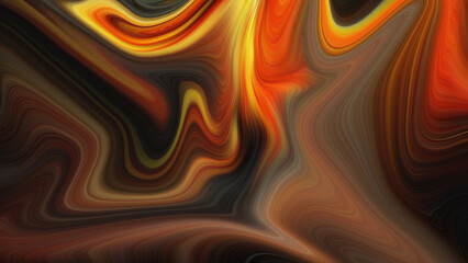 4K abstract fluid art painting with black and gold backdrop alcohol ink technique
