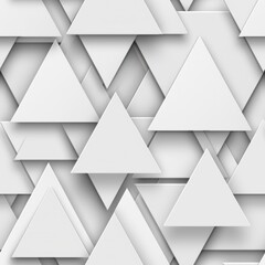 Fototapeta premium seamless pattern, Abstract geometric background with overlapping white triangles creating a 3D effect. Modern design, minimalist style.