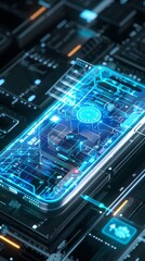 Obraz premium Future Smartphone Showcase: Advanced AI Features Seamlessly Integrated into Mobile OS for an Enhanced User Experience and Functionality.