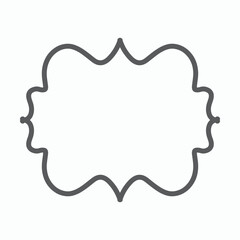 frame icon, framework vector, framing illustration