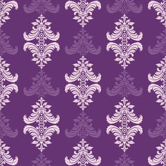 Classic Damask Seamless Pattern abstract background with vintage elements.