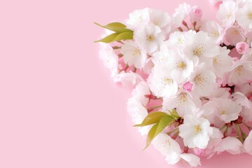 Obraz premium Beautiful pink cherry blossom flowers in bloom