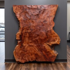 Stunning natural wood slab wall art