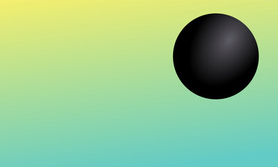 black and white on green