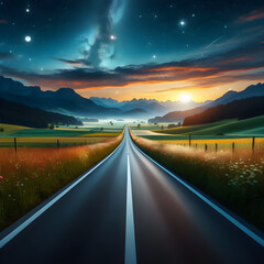 road in the mountains