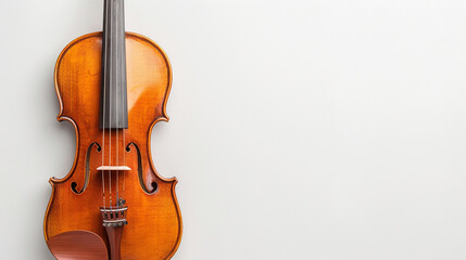 Fototapeta premium violin isolated on white background