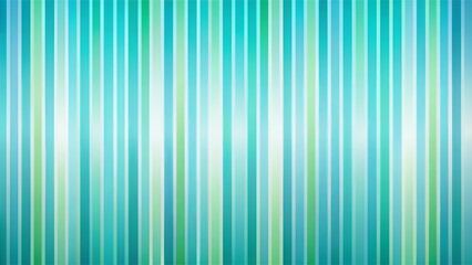 Obraz premium Modern calming abstract vector background featuring straight light blue and green stripes in a harmonious gradient pattern.