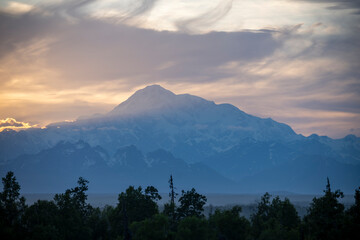 Mt. Denali at Sunset