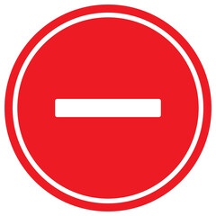 no entry road signs