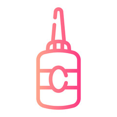 liquid gel Line Icon