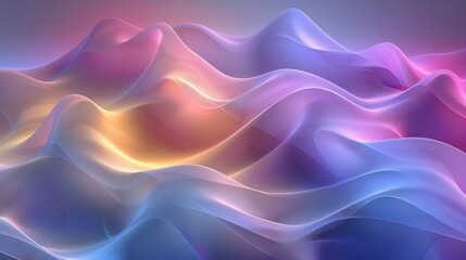 Fototapeta premium Abstract Wavy Background with Vibrant Colors