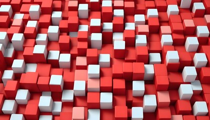 Clear Plain Shiny Warm Soft Vintage Bokeh Cloudy Wave Like Geometric Red Background or Texture