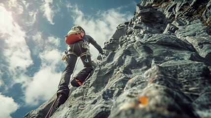 Conquering Heights Determination and Triumph in Mountain Climbing Expedition