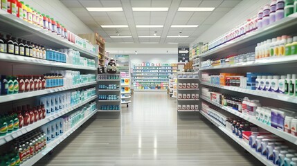 Empowering Wellness Vibrant Weight Management Solutions in a Bright Drugstore Aisle