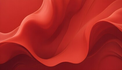 Obraz premium Clear Plain Shiny Warm Soft Vintage Bokeh Cloudy Wave Like Geometric Red Background or Texture