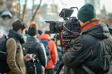 Fototapeta premium videographer