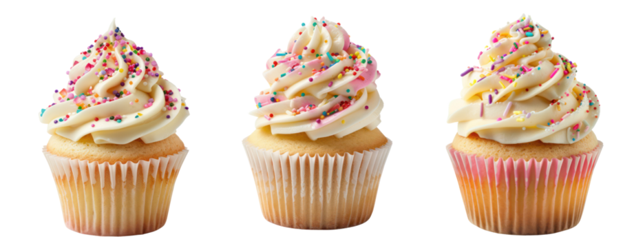 a cute cup cake cut out transparent background