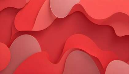 Clear Plain Shiny Warm Soft Vintage Bokeh Cloudy Wave Like Geometric Red Background or Texture