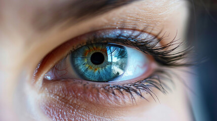 Fototapeta premium Ophthalmology examination to assess vision and eye health managing conditions like cataracts