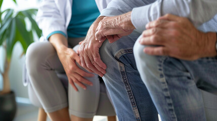 Obraz premium Rheumatologic care for chronic conditions like ankylosing spondylitis lupus