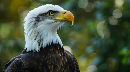 Obraz premium Bald Eagle in its natural habitat