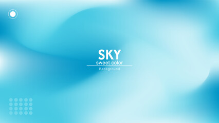 Soft and bright sky blue abstract combination background. Minimalist pastel color design.