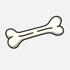 Vector illustration Bone. Vector design Pet Bone. Pet Bone dog Vector Cartoon design illustration and icon for website, digital and print