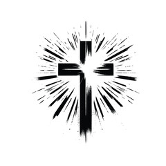 Cross and Light Visualize rays of light emanating from the cross