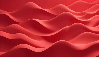 Clear Plain Shiny Warm Soft Vintage Bokeh Cloudy Wave Like Geometric Red Background or Texture