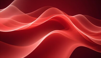 Obraz premium Clear Plain Shiny Warm Soft Vintage Bokeh Cloudy Wave Like Geometric Red Background or Texture