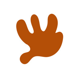 Fall blob graphic decoration 