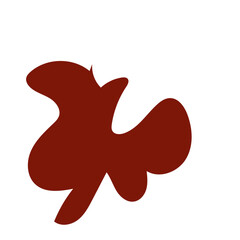 Fall blob graphic decoration 