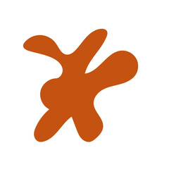 Fall blob graphic decoration 