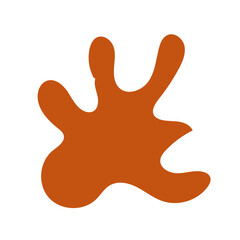 Obraz premium Fall blob graphic decoration 