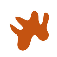 Fall blob graphic decoration 