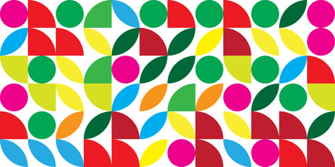 Colorful geometric pattern 
 Modern abstract promotional flyer background vector illustration.
 Geometric neo pattern artwork poster with simple shape and figure. 
Abstract vector pattern design in Sc