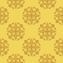 Damask pattern vector Perfect for bed sheets, carpets, and wallpapers, the seamless, vintage patterns add a touch of classic luxury to any fabric.