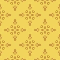 Damask pattern vector Perfect for bed sheets, carpets, and wallpapers, the seamless, vintage patterns add a touch of classic luxury to any fabric.