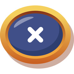 Obraz premium Game Button Icon