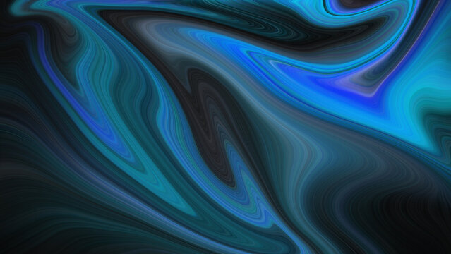 Abstract waves of navy blue ink on a modern watercolor background or a sophisticated card design for a wedding, birthday party, or menu.
