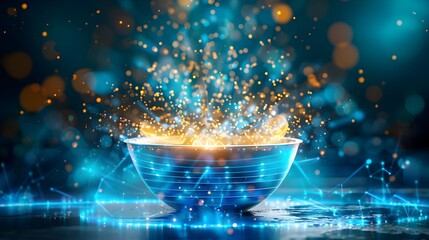 Cyber Forensics Unveiling Mysteries Within a Luminous Digital Landscape