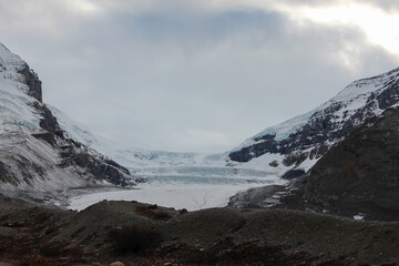 glacier in the mountains, Canada