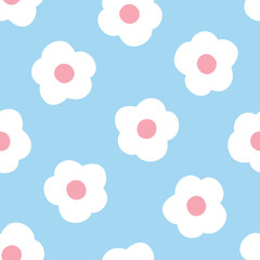 Flower seamless pattern design for background, wallpaper, textile design, fabric, wrapping paper , notebook, card, diary cover, blanket, blanket for kids, decorative and etc.