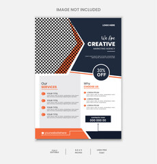 Free vector poster design business template.

