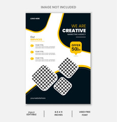 Free vector poster design business template.

