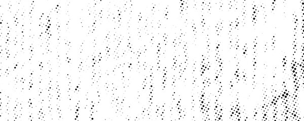 Halftone grungy wood texture. Grunge grit bark background. Black dotted wooden wallpaper. Retro comic pixelated backdrop. Dirty grain spots, stains, dots textured overlay. Vector dotted surface